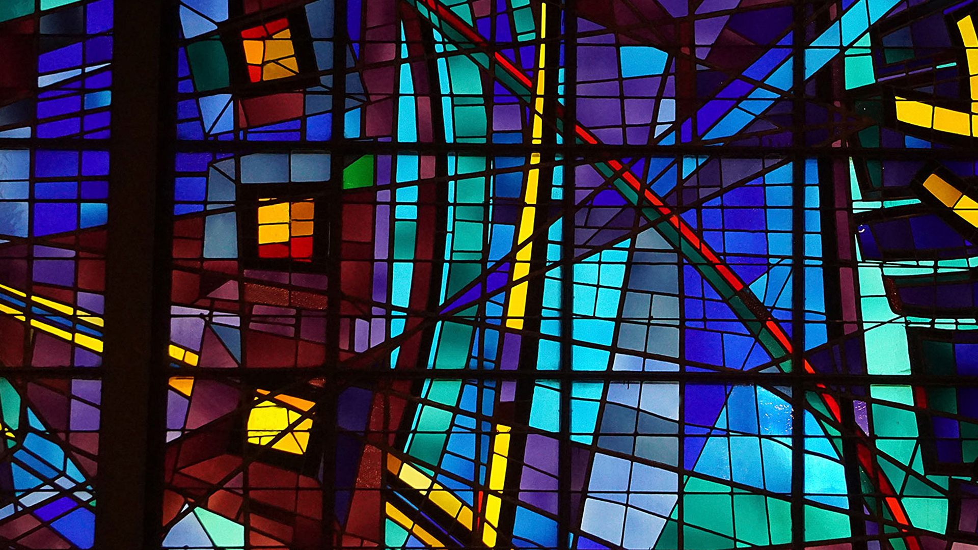 Stained glass yellow 2